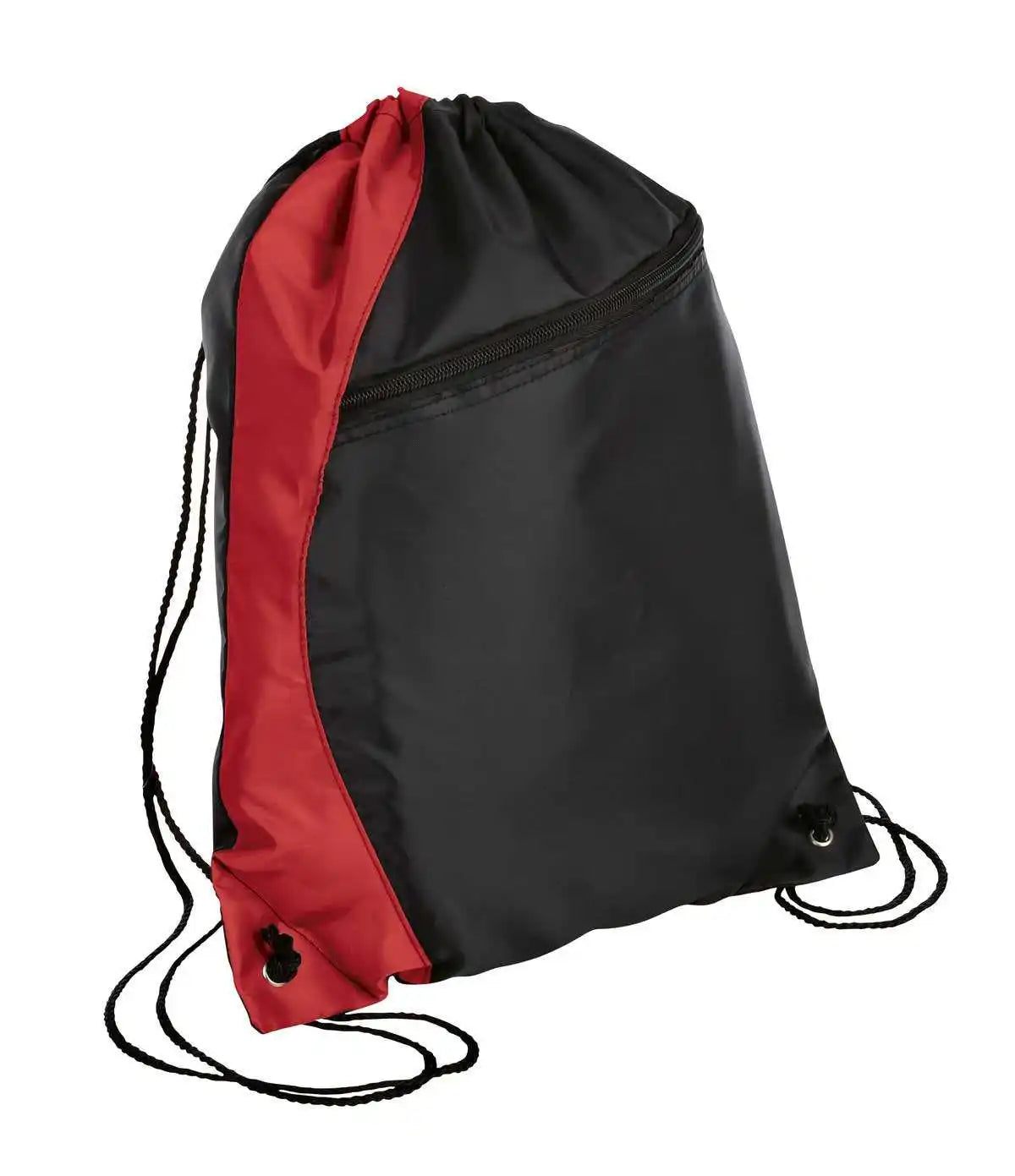 Port Authority Bg80 Colorblock Cinch Pack Red Black