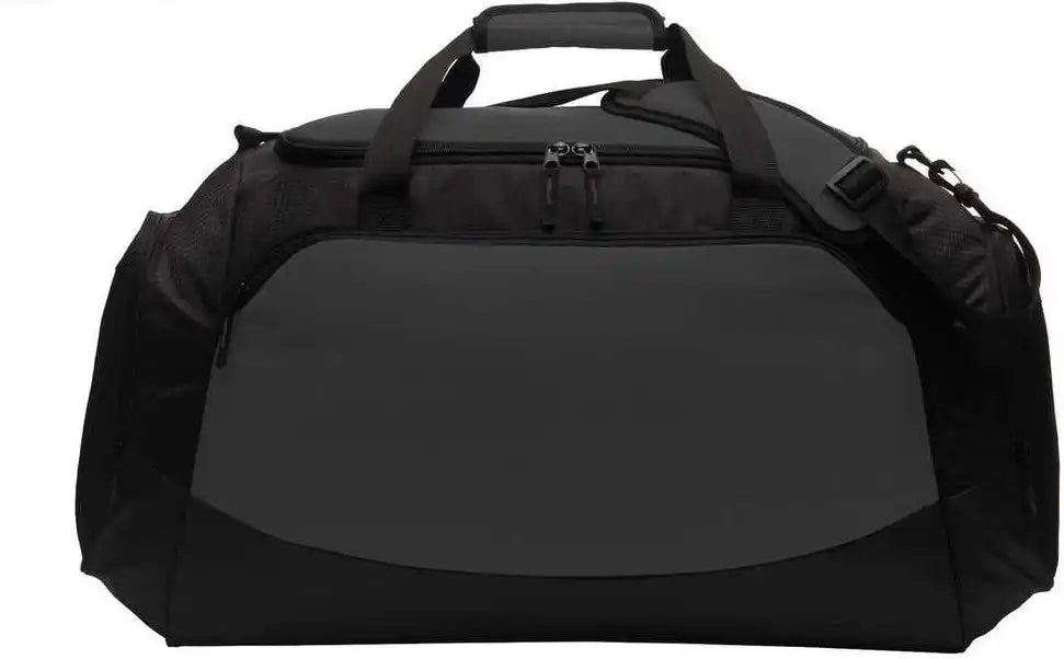 Port Authority Bg802 Large Active Duffel Dark Charcoal Black Gray