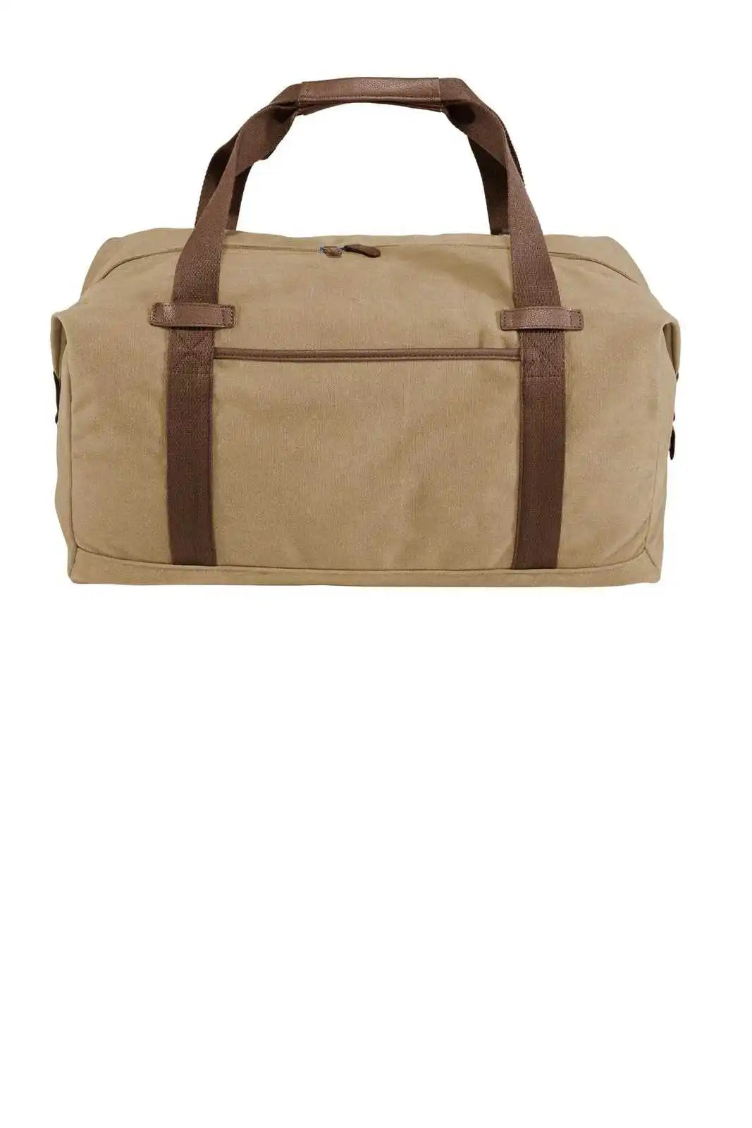 Port Authority Bg803 Cotton Canvas Duffel - Desert Khaki