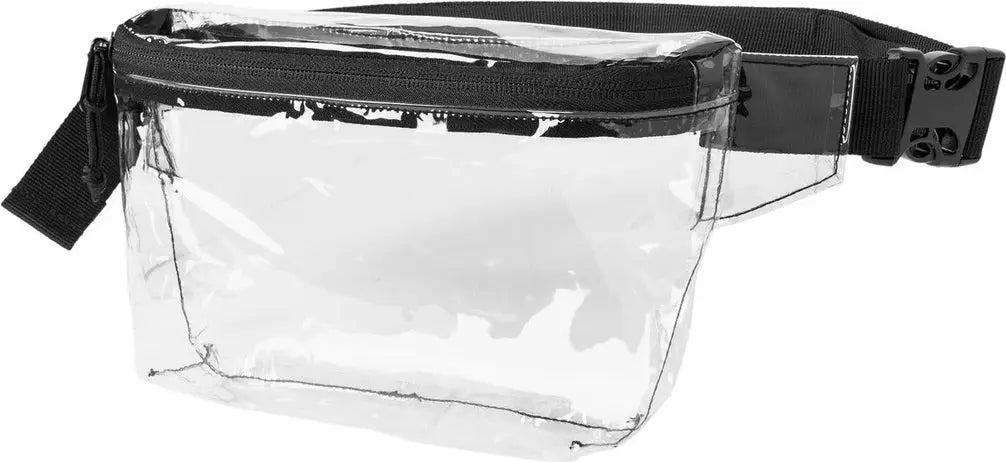 Port Authority Bg930 Clear Hip Pack - Black - Clear/