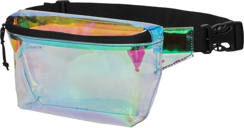 Port Authority Bg930 Clear Hip Pack - Iridescent Black - Iridescent/