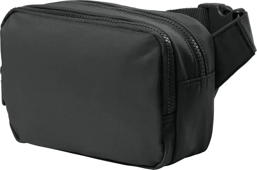 Port Authority Bg938 Matte Dual-compartment Crossbody - Deep Black