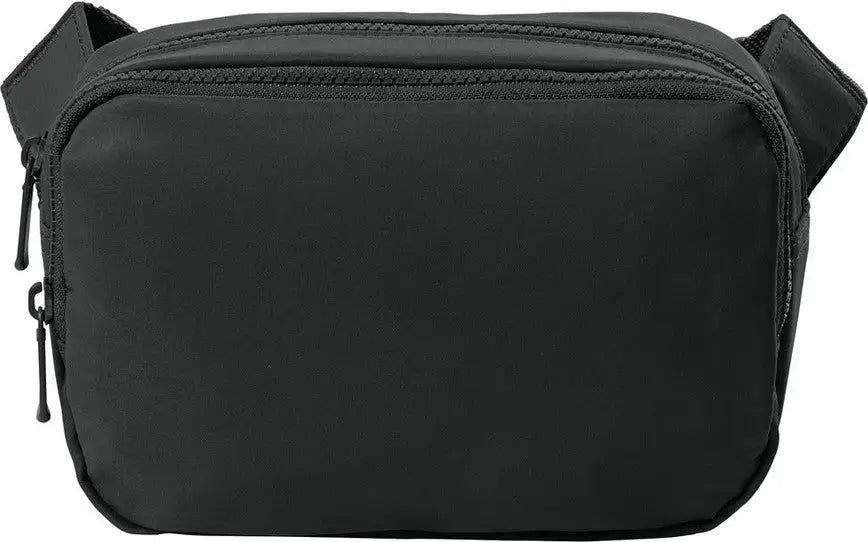 Port Authority Bg938 Matte Dual-compartment Crossbody - Deep Black