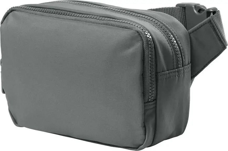 Port Authority Bg938 Matte Dual-compartment Crossbody - Storm Gray