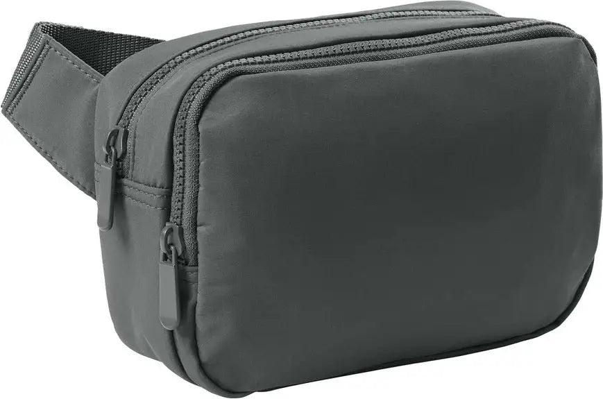 Port Authority Bg938 Matte Dual-compartment Crossbody - Storm Gray