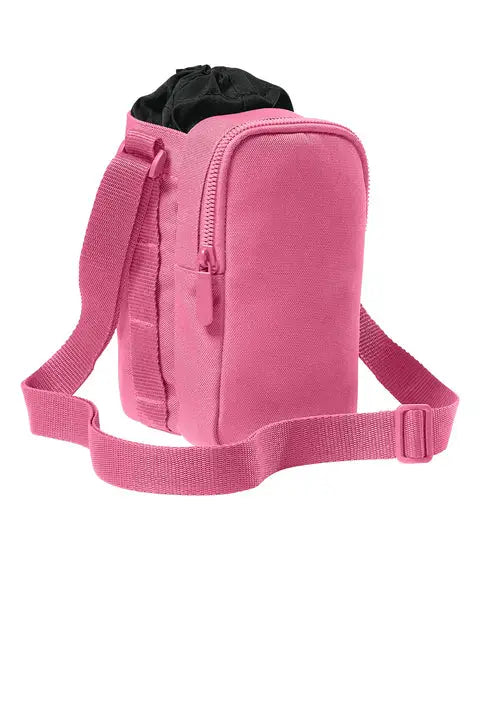 Port Authority Bg941 Matte Oxford Hydration Crossbody - Awareness Pink