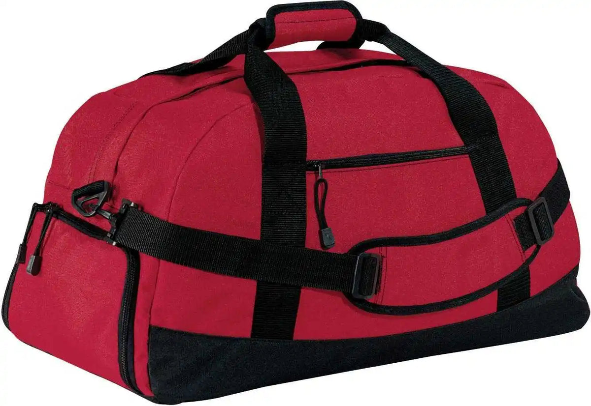 Port Authority Bg980 Basic Large Duffel Red