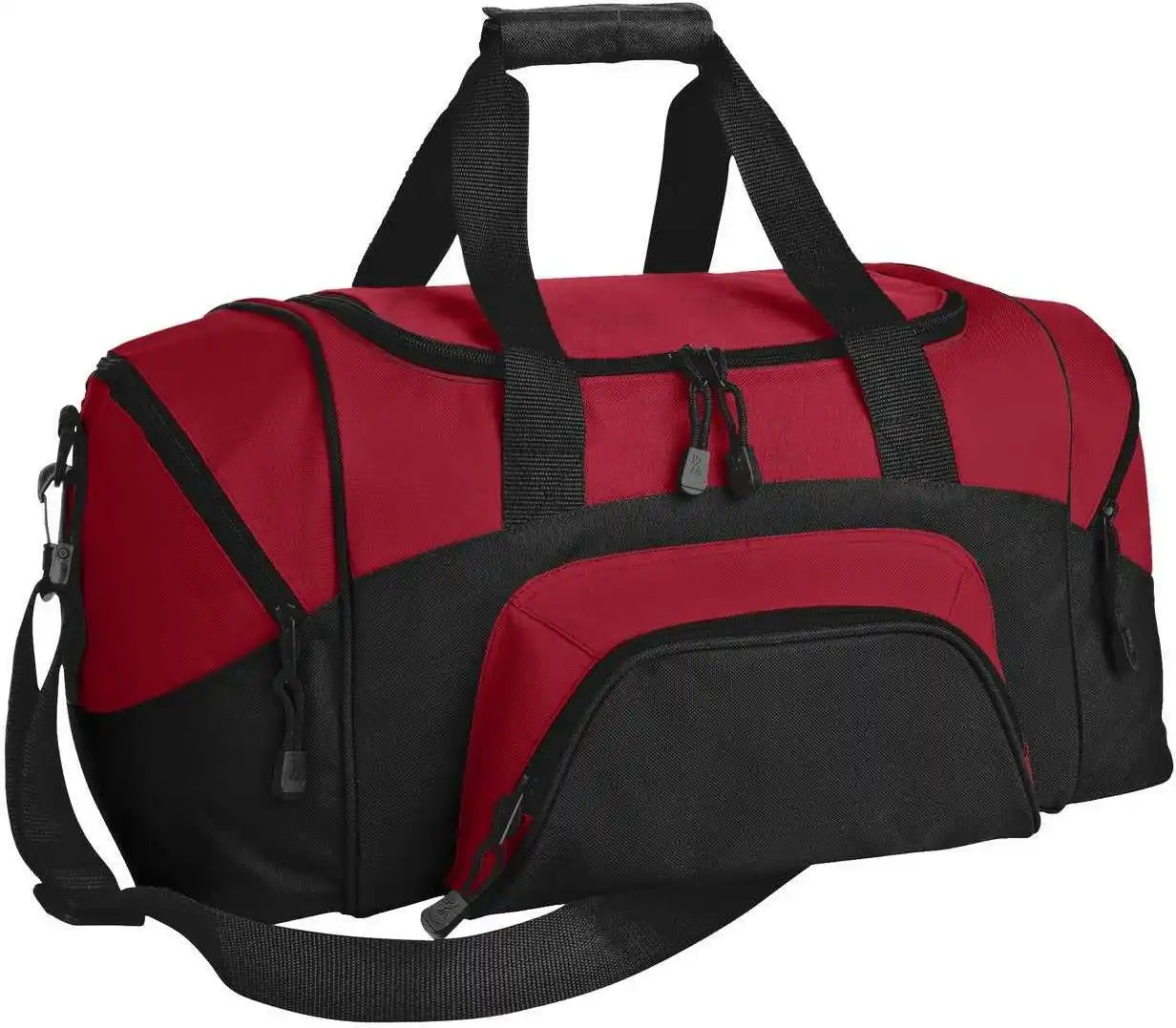 Port Authority Bg990s Small Colorblock Sport Duffel - True Red Black