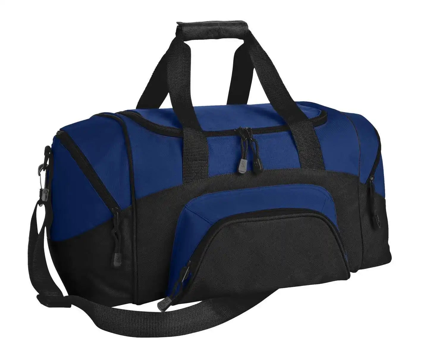 Port Authority Bg990s Small Colorblock Sport Duffel - True Royal Black