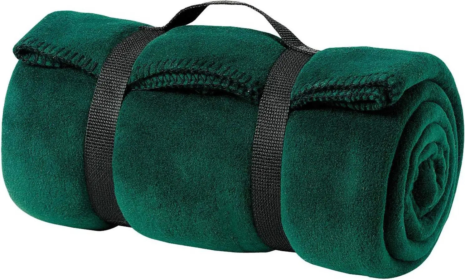 Port Authority Bp10 Value Fleece Blanket with Strap - Dark Green