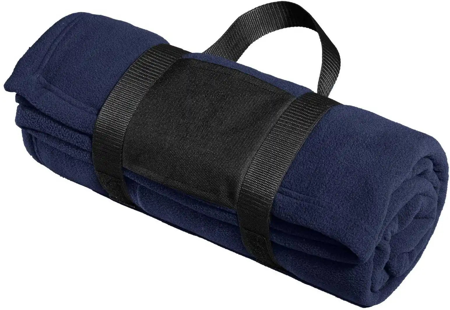 Port Authority Bp20 Fleece Blanket with Carrying Strap - True Navy - one Size Fits Most