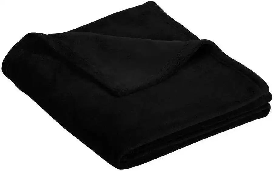 Port Authority Bp31 Ultra Plush Blanket - Deep Black