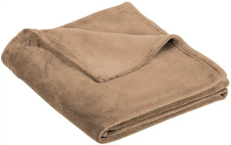 Port Authority Bp31 Ultra Plush Blanket Fawn Tan
