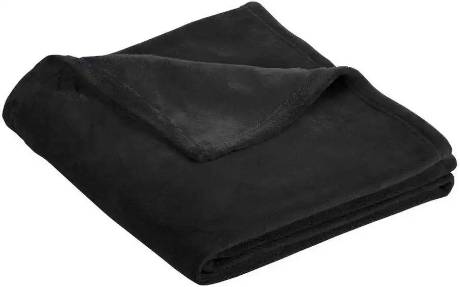Port Authority Bp31 Ultra Plush Blanket Graphite Dark Gray / Osfa