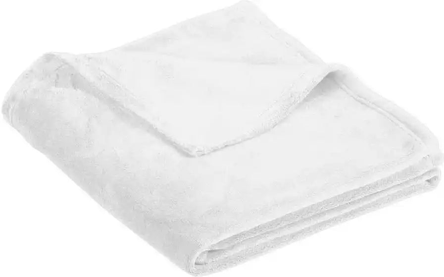 Port Authority Bp31 Ultra Plush Blanket Marshmallow Light Gray