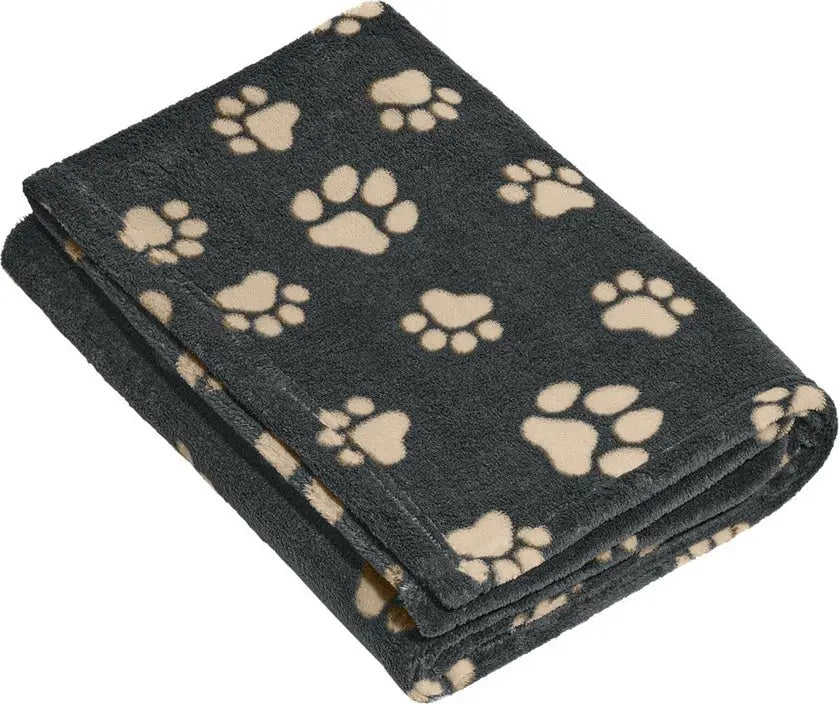 Port Authority Bp33 Small Ultra Plush Blanket - Graphite Biscuit Paws - Graphite/