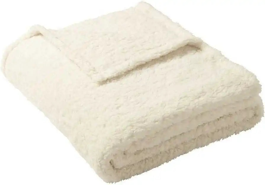 Port Authority Bp36 Cozy Blanket Marshmallow Light Gray / Osfa