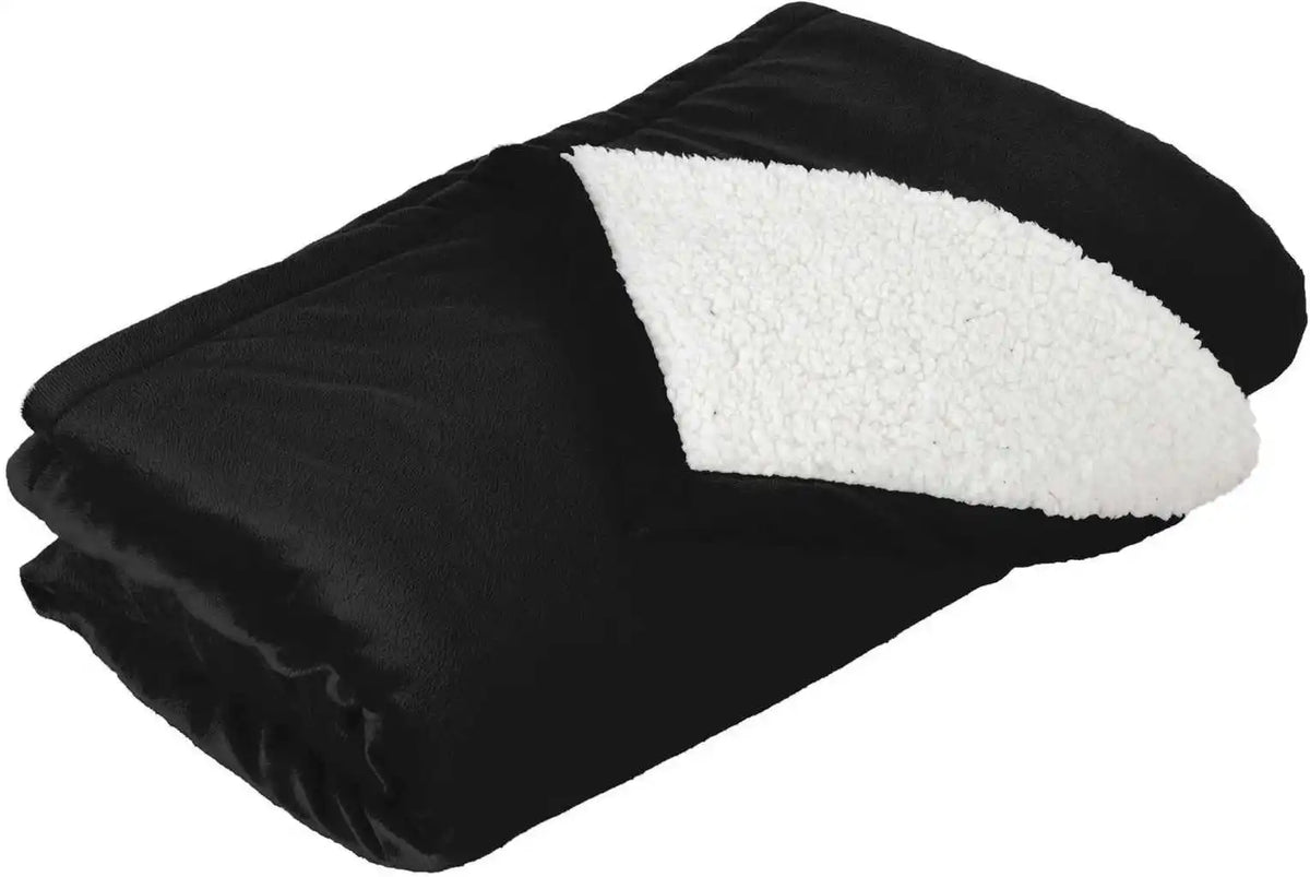 Port Authority Bp40 Mountain Lodge Blanket - Black - one Size Fits Most