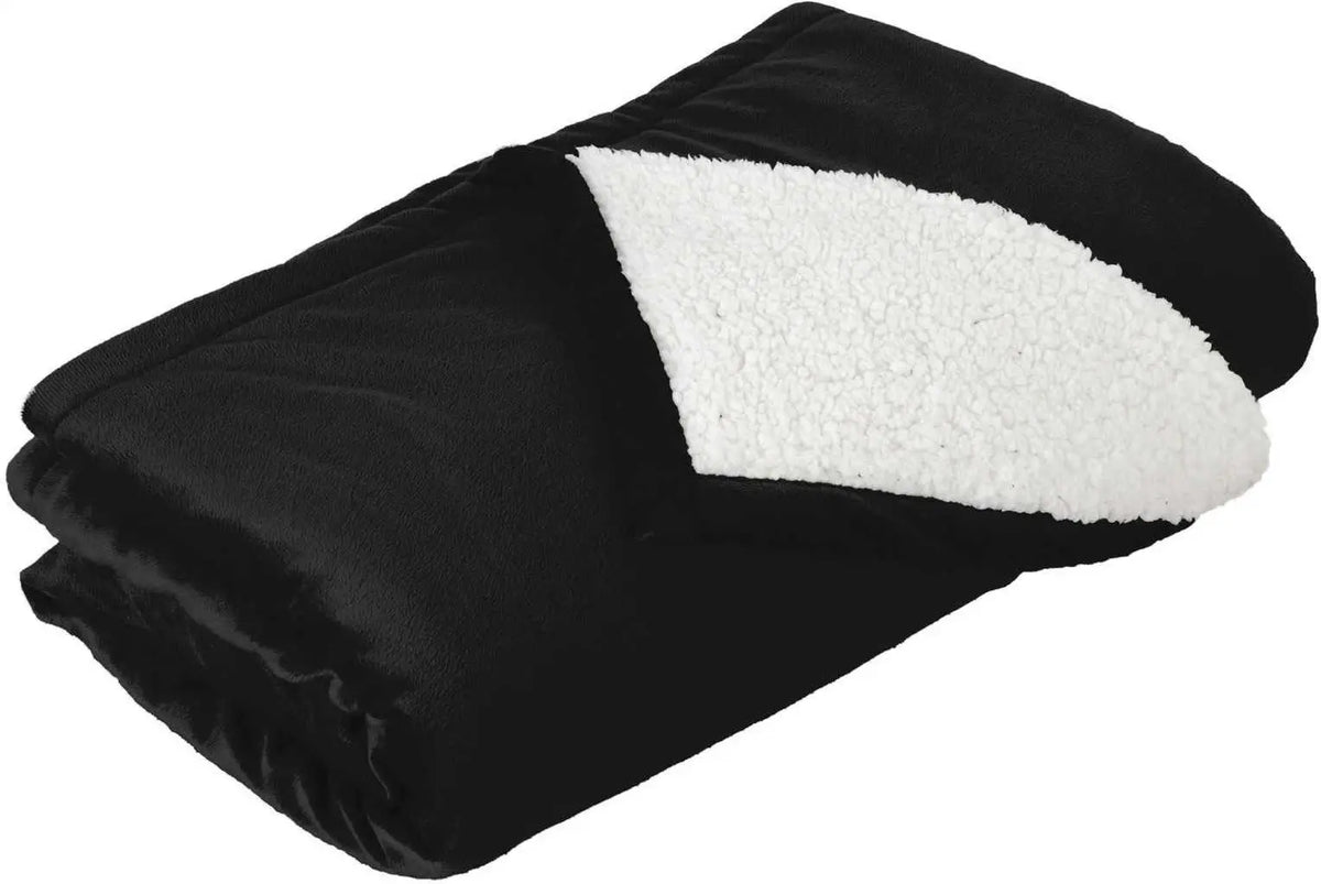 Port Authority Bp40 Mountain Lodge Blanket - Black - one Size Fits Most