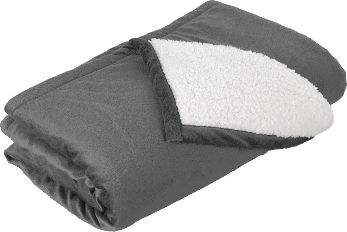 Port Authority Bp40 Mountain Lodge Blanket - Hearth Gray