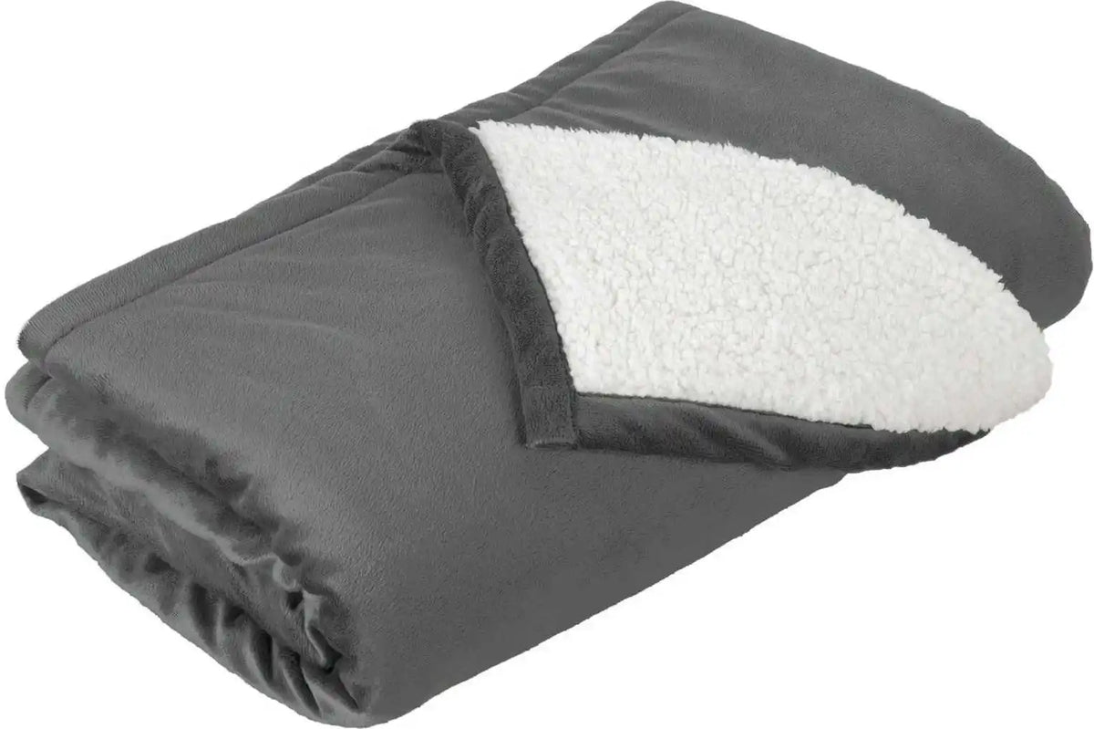 Port Authority Bp40 Mountain Lodge Blanket - Hearth Gray - one Size Fits Most