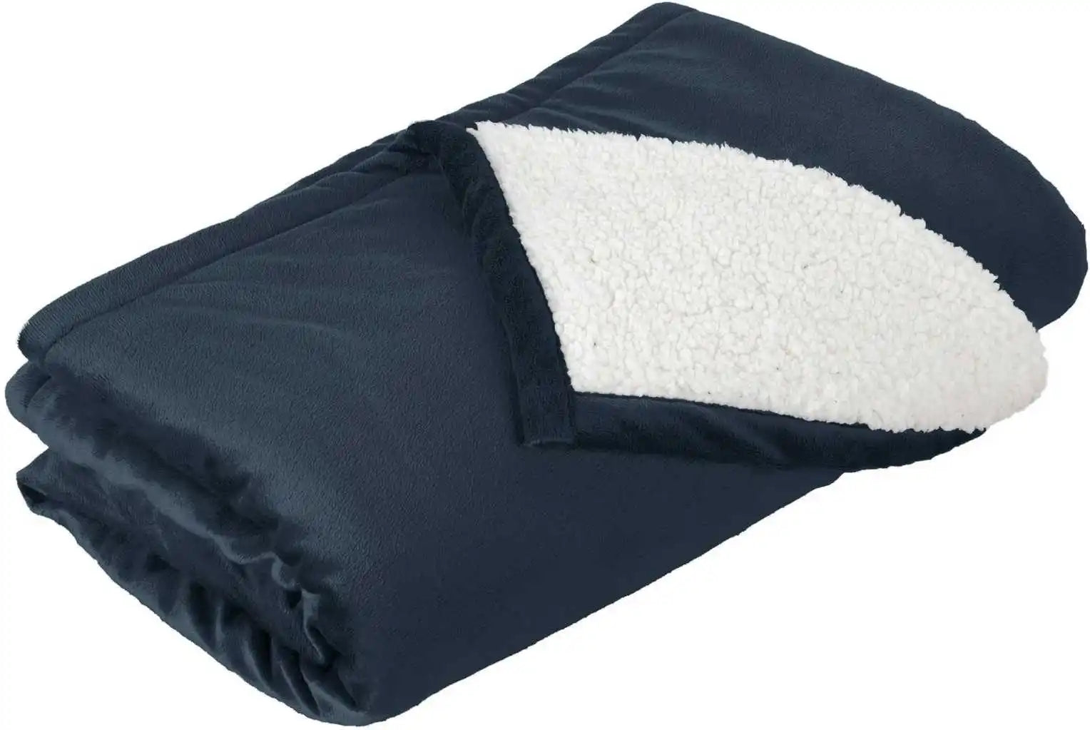 Port Authority Bp40 Mountain Lodge Blanket - Navy Eclipse - one Size Fits Most