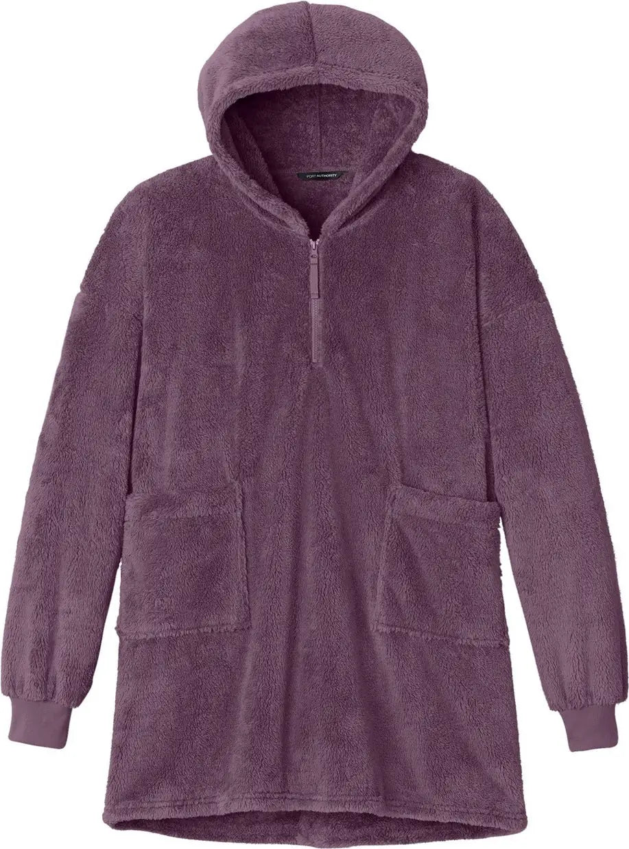 Port Authority Bp42 Plush Poncho - Deep Purple Mist - Adult Osfa