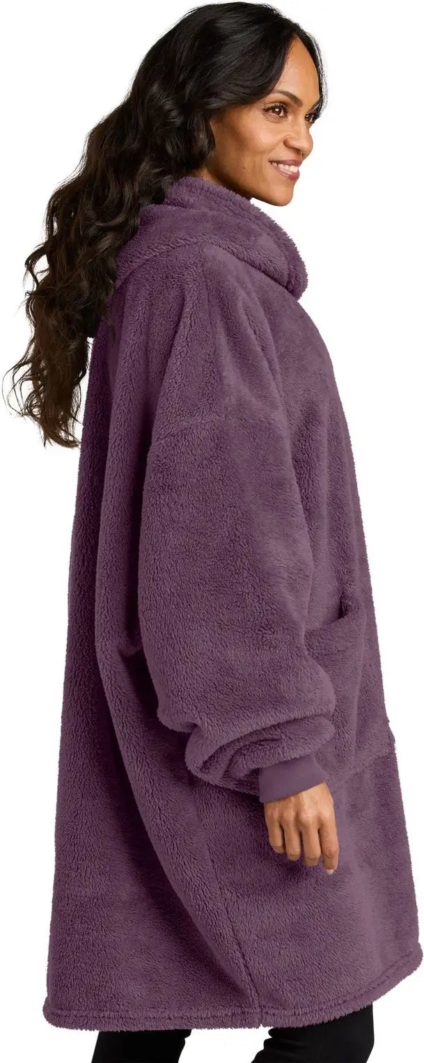 Port Authority Bp42 Plush Poncho - Deep Purple Mist