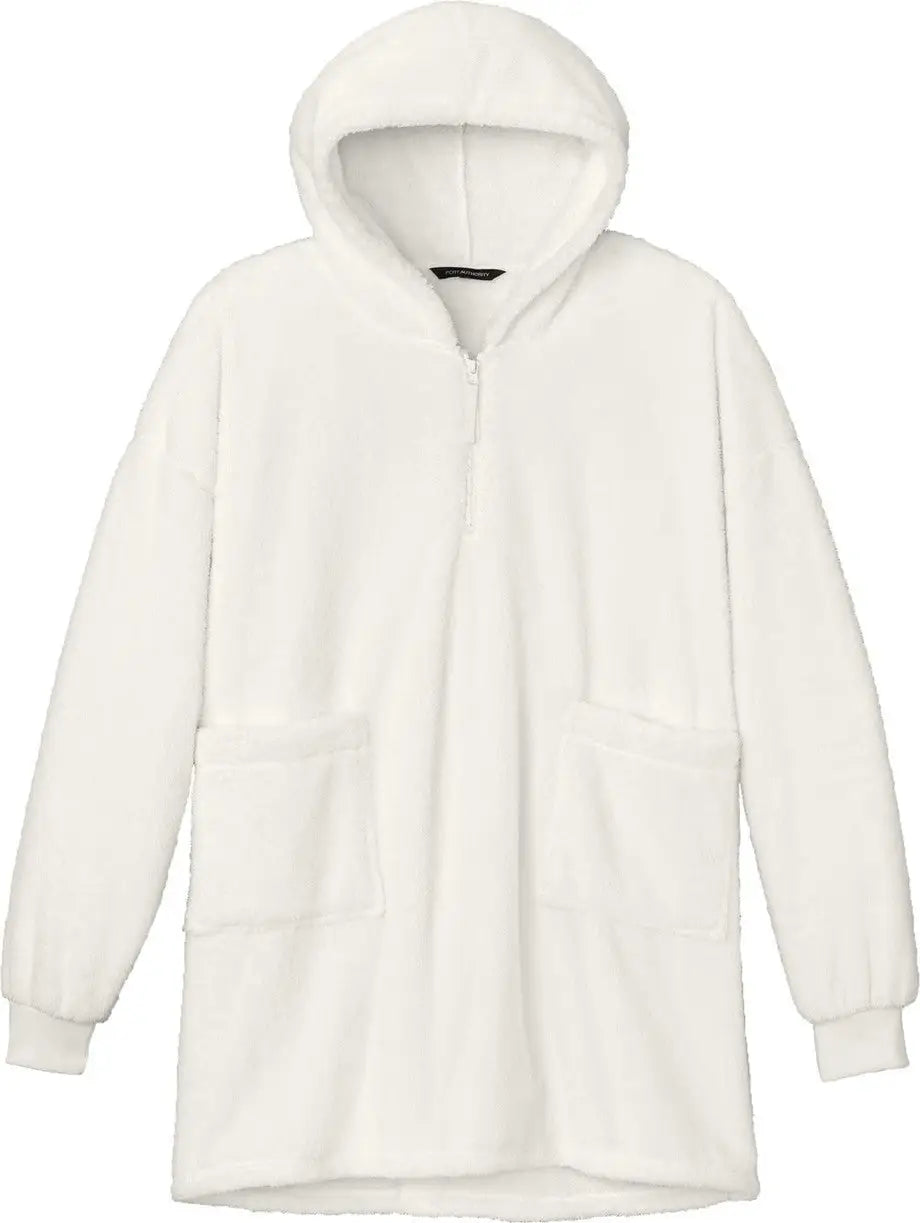 Port Authority Bp42 Plush Poncho - Marshmallow - Adult Osfa