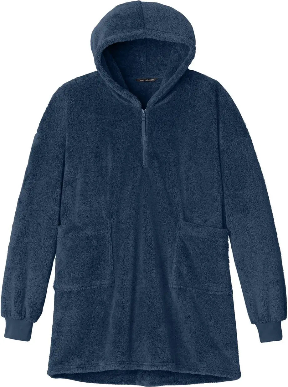 Port Authority Bp42 Plush Poncho - River Blue Navy - Adult Osfa