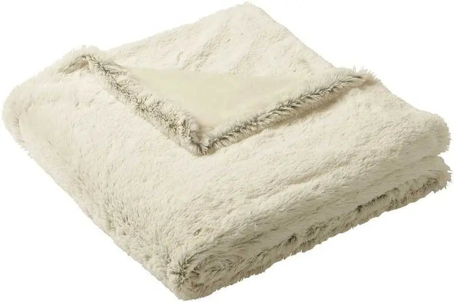 Port Authority Bp45 Faux Fur Blanket - Marshmallow