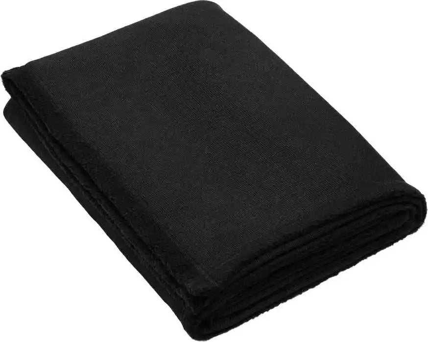 Port Authority Bp46 Arc Sweater Fleece Blanket - Deep Black - Osfa