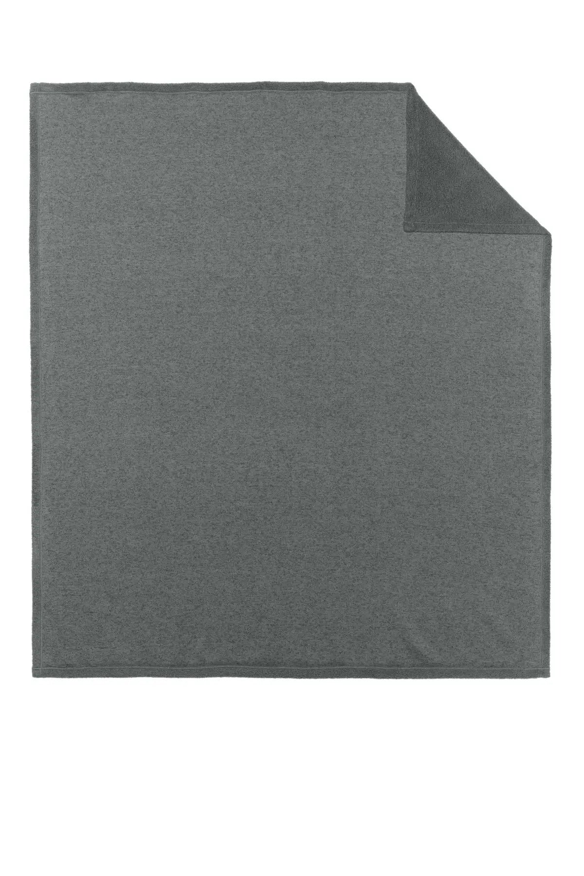 Port Authority Bp46 Arc Sweater Fleece Blanket - Gray Smoke Heather
