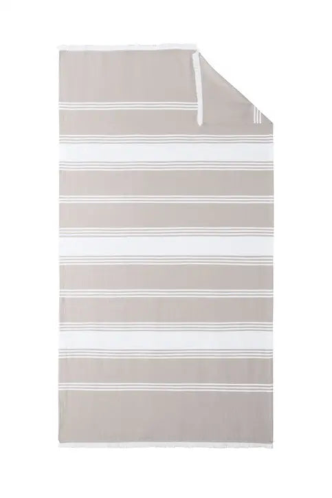 Port Authority Bp91 Beach Throw Blanket - Sahara White - Sahara/