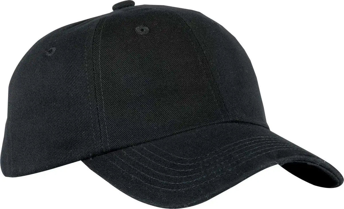 Port Authority Btu Brushed Twill Cap Black / one Size Fits Most
