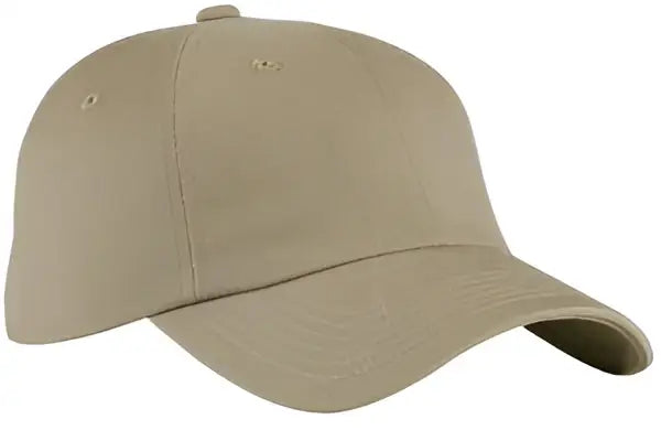 Port Authority Btu Unstructured Brushed Twill Cap - Khaki - one Size Fits Most