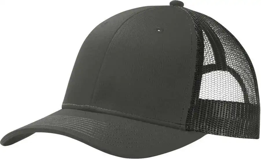 Port Authority C112 Snapback Trucker Cap - Grey Steel - Osfa