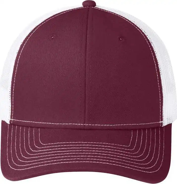 Port Authority C112 Snapback Trucker Cap Mar/white / Osfa