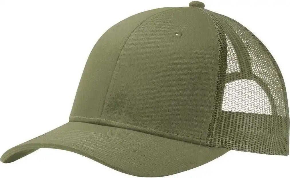 Port Authority C112 Snapback Trucker Cap Olive Drab Green / one Size Fits Most