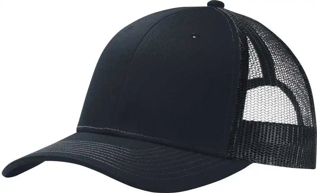 Port Authority C112 Snapback Trucker Cap Rich Navy / one Size Fits Most