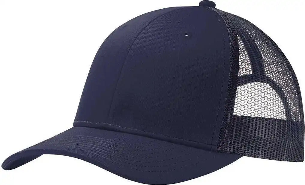 Port Authority C112 Snapback Trucker Cap - True Navy - one Size Fits Most