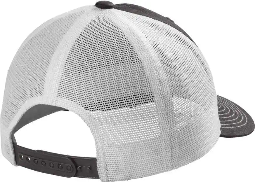 Port Authority C112eco Eco Snapback Trucker Cap - Smoke Gray White - Dark / Osfa