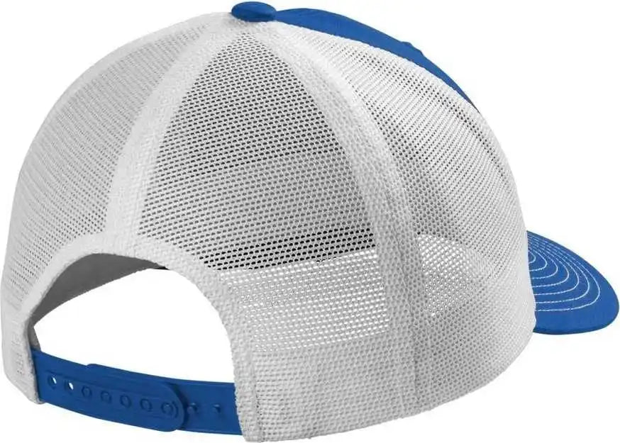 Port Authority C112eco Eco Snapback Trucker Cap True Royal White / Osfa