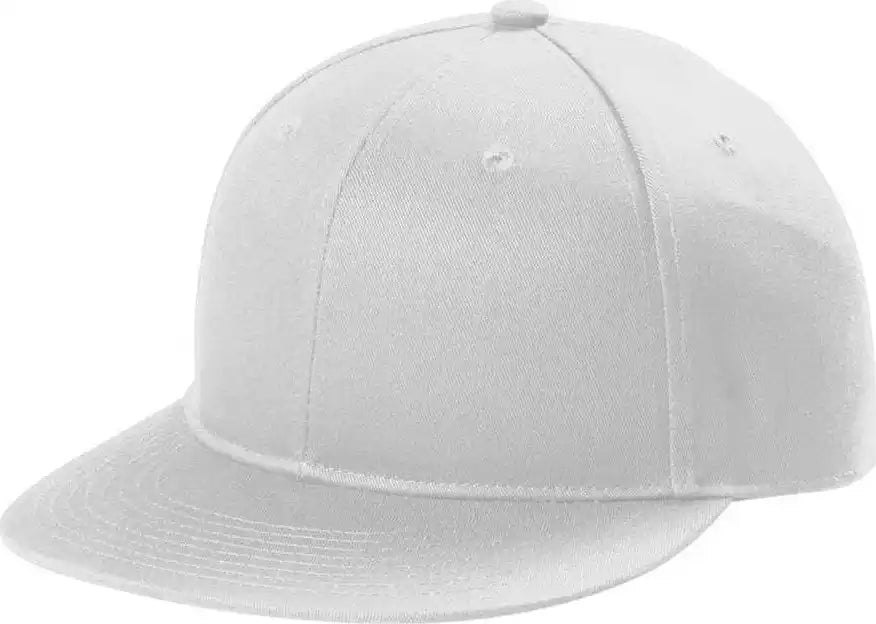 Port Authority C116 Snapback Flat Bill Cap - White - Adult Osfm