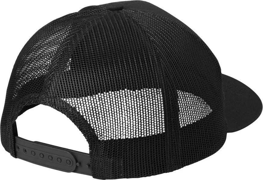 Port Authority C402 Snapback Trucker Cap - Black - Adult Osfa