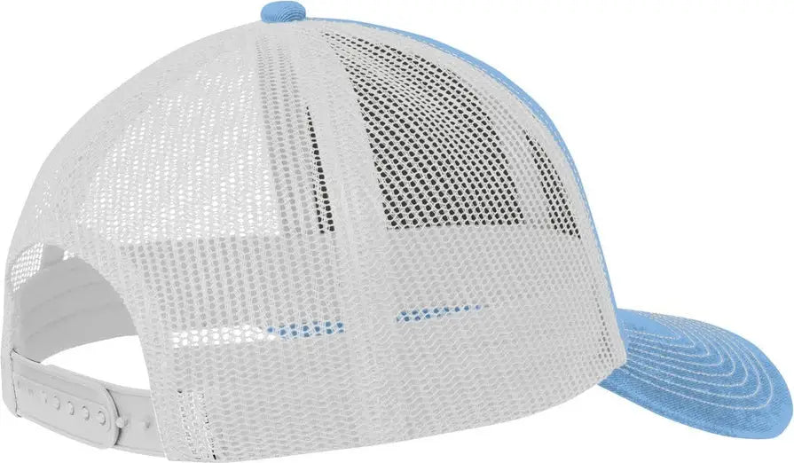 Port Authority C402 Snapback Trucker Cap - Carolina Blue White - Blue/ / Adult Osfa