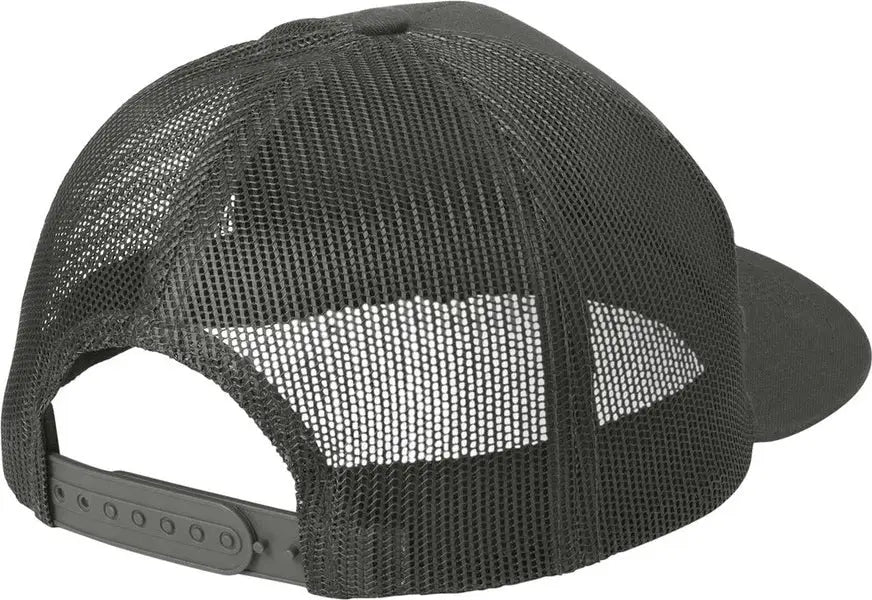 Port Authority C402 Snapback Trucker Cap - Gray Steel - Adult Osfa
