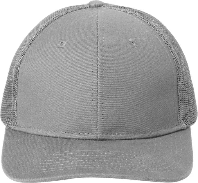Port Authority C402 Snapback Trucker Cap - Gusty Gray - Adult Osfa