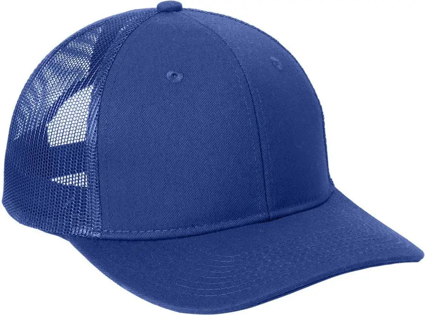 Port Authority C402 Snapback Trucker Cap - Patriot Blue