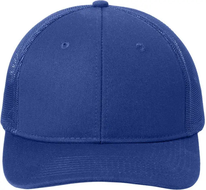 Port Authority C402 Snapback Trucker Cap - Patriot Blue